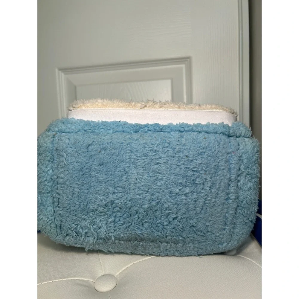 Loungefly‎ Care Bears Grumpy Bear Sherpa Mini Backpack Blue Faux Fur 2022